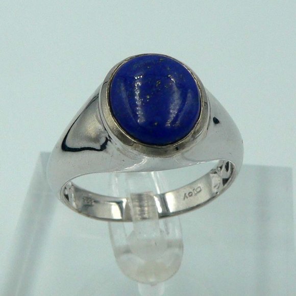 Genuine Lapis Lazuli Ring Size 13 - Picture 1 of 5